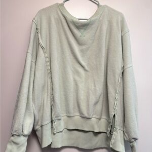 American Eagle Outfitters Light Green Sweatshirt